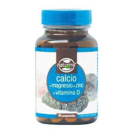 Calcio-Magnesio-Zinc y Vit. D, 90 comprimidos de Naturmil